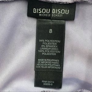 Bisou Bisou 🅝🅦🅞🅣 Purple Floral / Side Zipper / Lined Dress/ Size 8